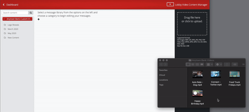 Video - Content Manager - Upload Video